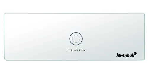 fényképe Levenhuk MED kalibrációs tárgylemez,  3