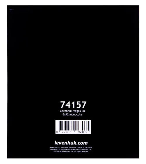 6463664 Levenhuk Vegas ED 8x42 egyszemes távcső,  20