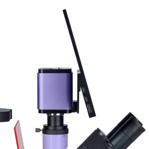 képe MAGUS Lum VD500L LCD fluoreszcens fordított digitális mikroszkóp,  18