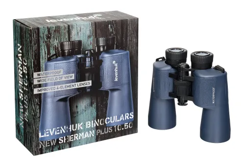 képe Levenhuk New Sherman PLUS 10x50 kétszemes távcső,  5