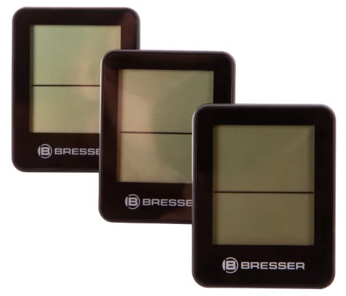képe Bresser Temeo higrométer 3 egységes készlet, fekete,  2