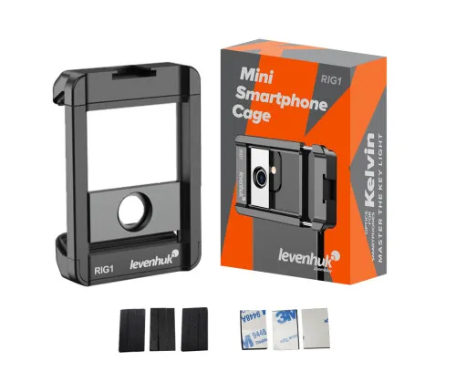 képe Levenhuk Kelvin RIG1 mini okostelefon-ketrec,  9