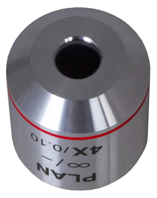 fényképe Levenhuk MED 4x végtelen-plan-akromatikus objektív,  4