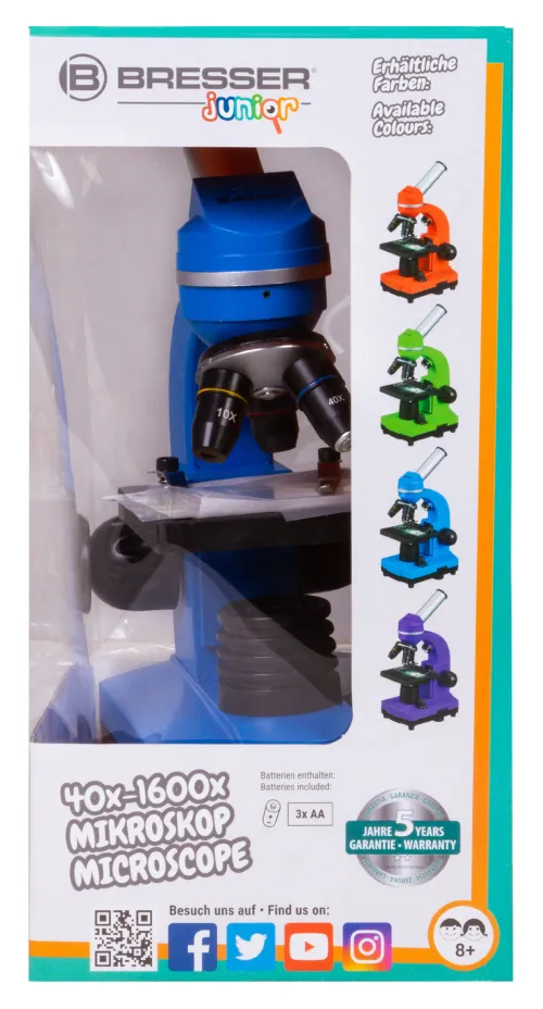 képe Bresser Junior Biolux SEL 40–1600x mikroszkóp,  13