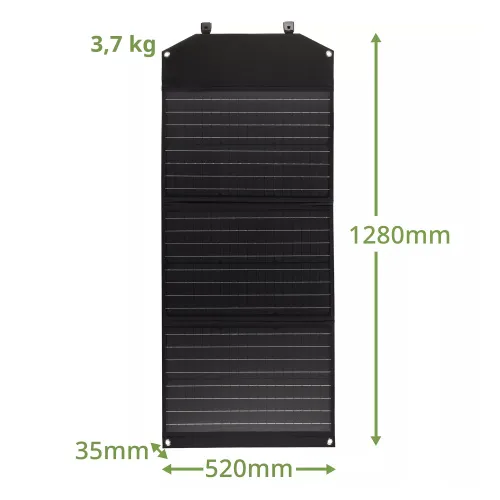 fényképe Bresser 90 Wattos mobil napelemes töltő, USB-vel,  6