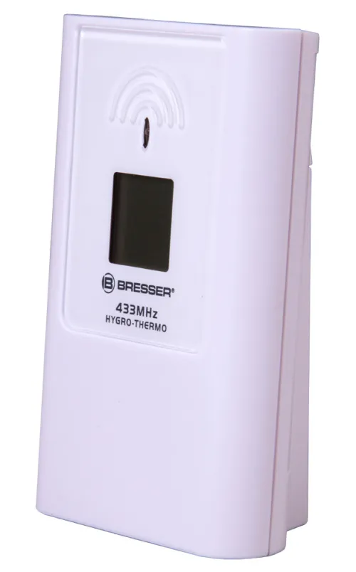 6463664 Bresser TemeoTrend JC LCD RC időjárás állomás (falióra), ezüst,  8