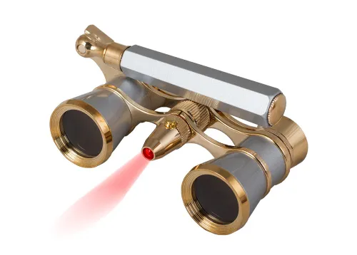 6463664 Levenhuk Broadway 325N színházi látcső (LED-lámpával ellátott lornyon),  7