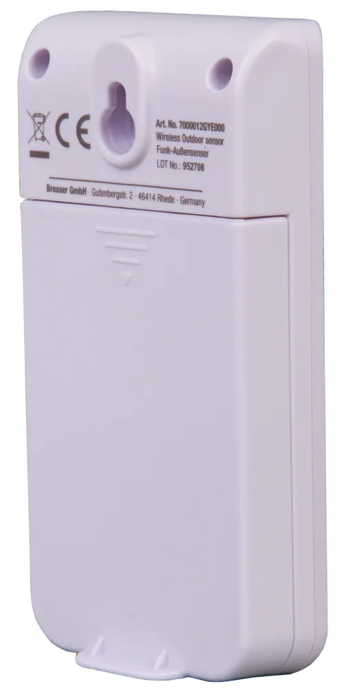 6463664 Bresser MyClimate hő / higrométeróra, fehér,  12