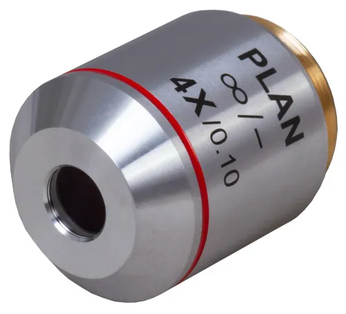 fényképe Levenhuk MED 4x végtelen-plan-akromatikus objektív,  2