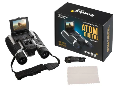 fotója Levenhuk Atom Digital DB20 LCD kétszemes távcső,  2