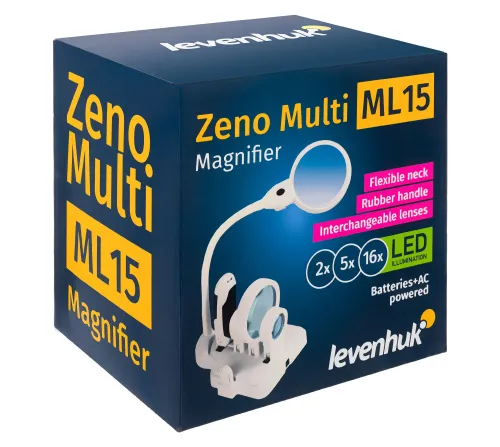 fényképe Levenhuk Zeno Multi ML15 fehér nagyító,  12