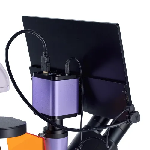 képe MAGUS Lum VD500L LCD fluoreszcens fordított digitális mikroszkóp,  19