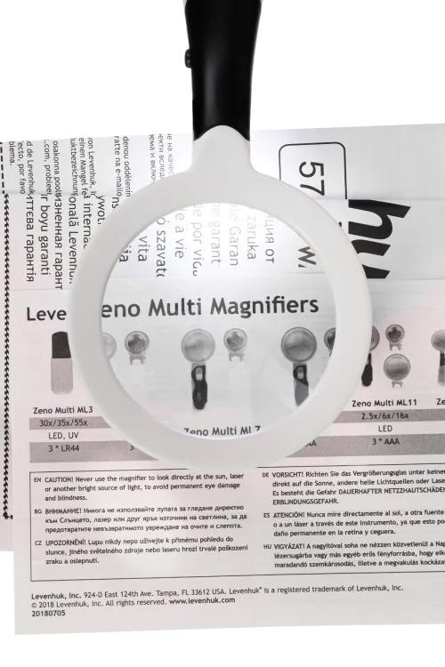 6463664 Levenhuk Zeno Multi ML13 nagyító,  12