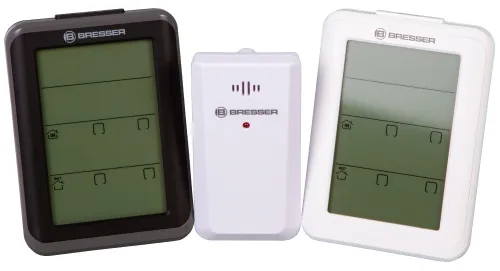 6463664 Bresser MyClimate hő / higrométeróra, fehér,  2