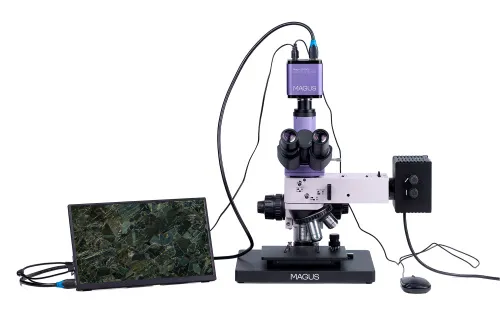 képe MAGUS Metal D630 BD LCD metallográfiai digitális mikroszkóp,  6