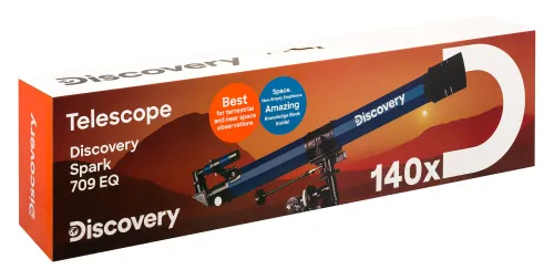 fényképe Levenhuk Discovery Spark 709 EQ teleszkóp könyvvel,  15