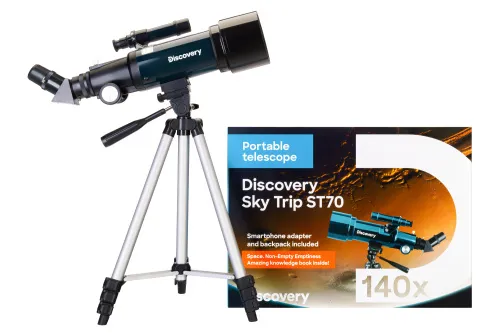 fotója Levenhuk Discovery Sky Trip ST70 teleszkóp és könyv,  2