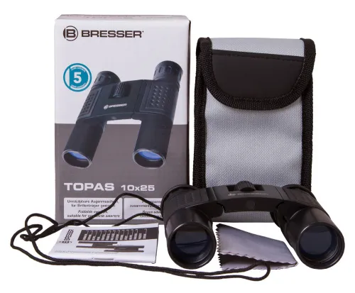 képe Bresser Topas 10x25 kétszemes távcső,  6