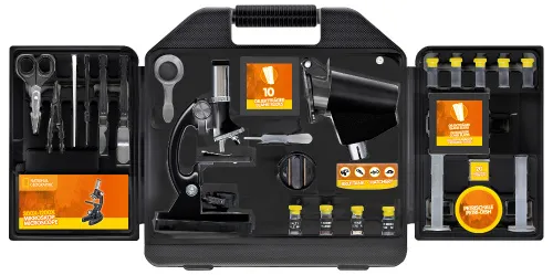 fényképe Bresser National Geographic 300x-1200x mikroszkóp (tokot tartalmaz),  2