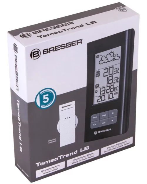 fényképe Bresser TemeoTrend LB RC időjárás állomás,  10