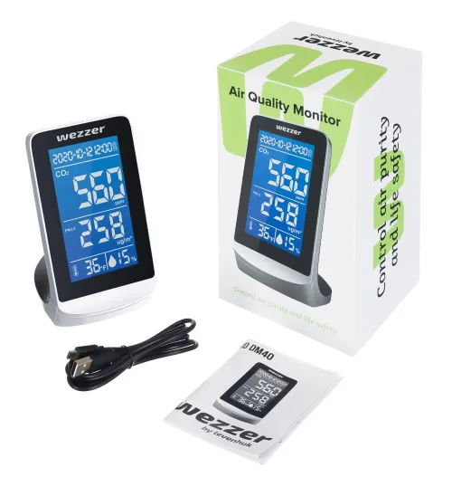 fényképe Levenhuk Wezzer Air PRO DM40 levegőminőség-érzékelő,  2