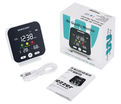 fényképe Levenhuk Wezzer Air MC40 levegőminőség-érzékelő,  2