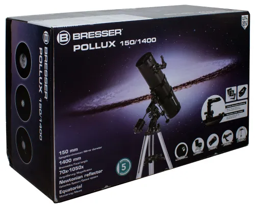fotója Bresser Pollux 150/1400 EQ3 teleszkóp,  9