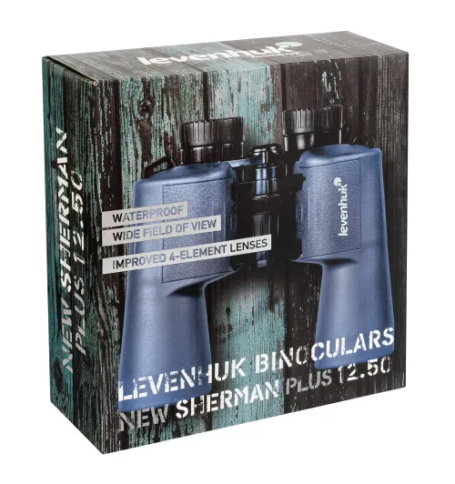 képe Levenhuk New Sherman PLUS 12x50 kétszemes távcső,  13