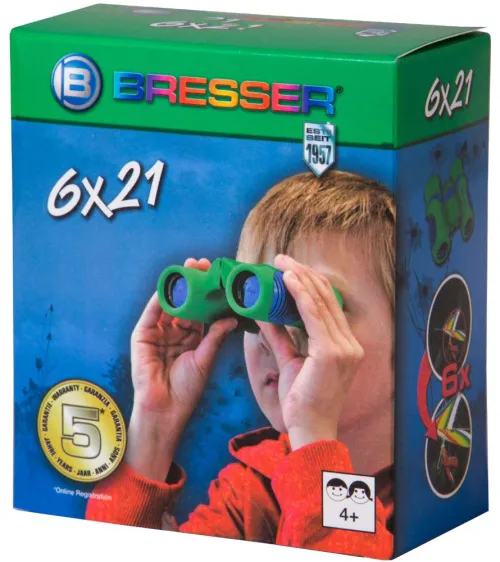 6463664 Bresser Junior 6x21 kétszemes távcső gyermekek részére,  6
