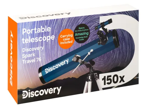 fotója Levenhuk Discovery Spark Travel 76 teleszkóp könyvvel,  17