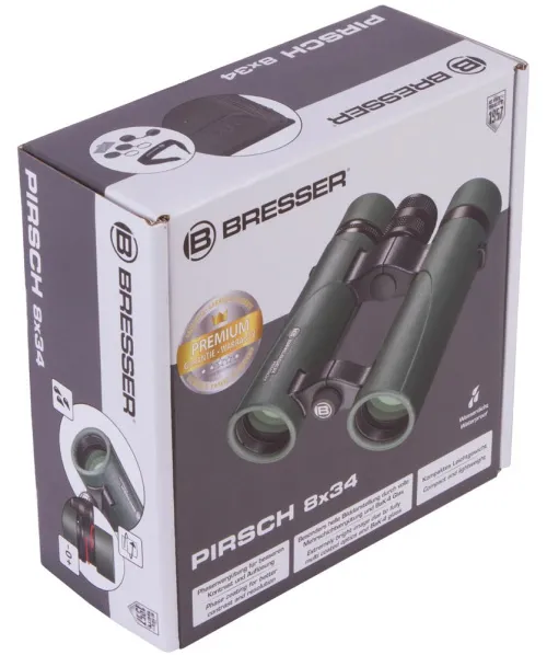 6463664 Bresser Pirsch 8x34 kétszemes távcső,  11
