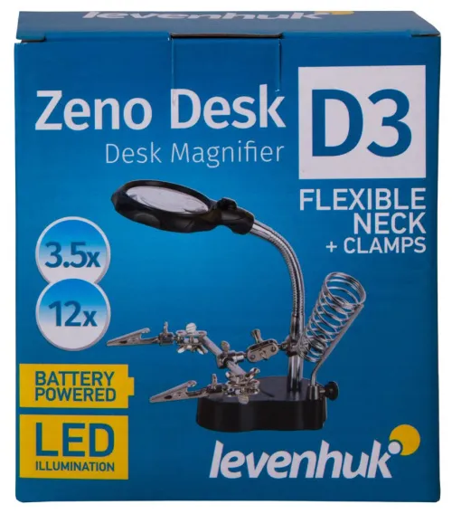 képe Levenhuk Zeno Desk D3 nagyító,  2