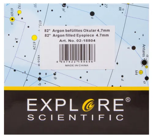 6463664 Explore Scientific LER 82° 4,7 mm 1,25" okular (AR),  12
