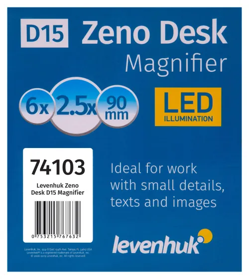 képe Levenhuk Zeno Desk D15 nagyító,  12