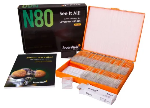 fényképe Levenhuk N80 NG „Láss mindent!” tárgylemezkészlet,  14