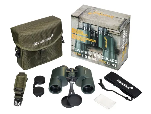 képe Levenhuk New Sherman PRO 12x42 kétszemes távcső,  4