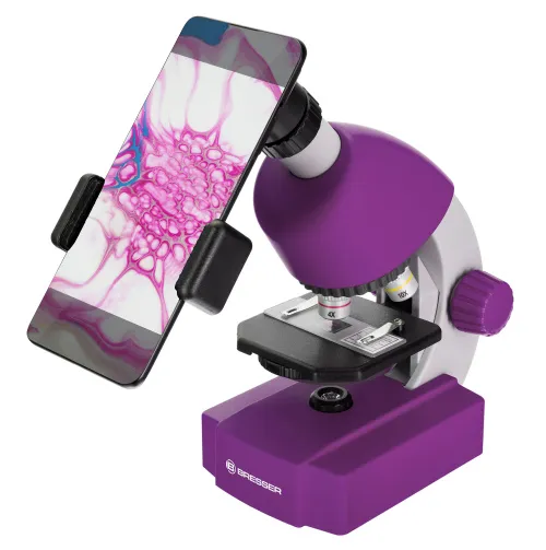 fotója Bresser Junior 40x-640x mikroszkóp, lila,  2
