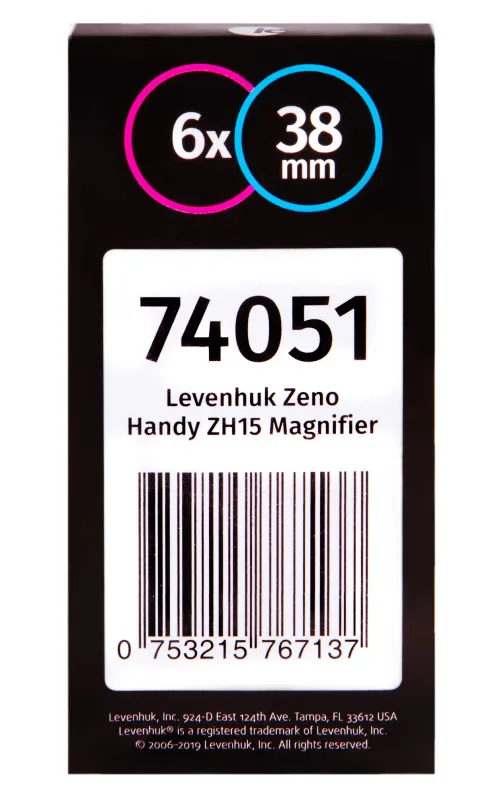 6463664 Levenhuk Zeno Handy ZH15 nagyító,  8