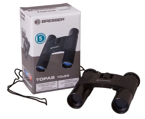 képe Bresser Topas 10x25 kétszemes távcső,  7