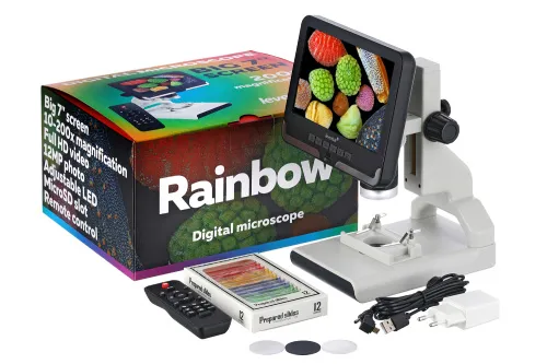 képe Levenhuk Rainbow DM700 LCD digitális mikroszkóp,  2