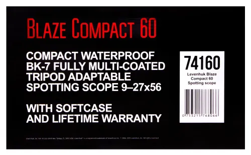 6463664 Levenhuk Blaze Compact 60 figyelőtávcső,  19
