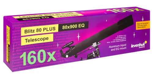 fotója Levenhuk Blitz 80 PLUS teleszkóp,  12