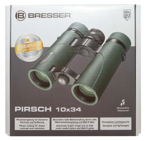 képe Bresser Pirsch 10x34 kétszemes távcső,  12