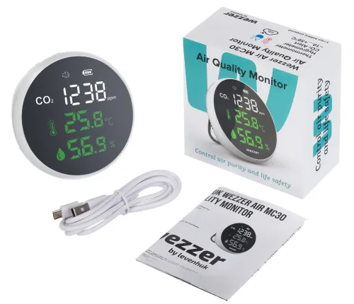 képe Levenhuk Wezzer Air MC30 levegőminőség-érzékelő,  2