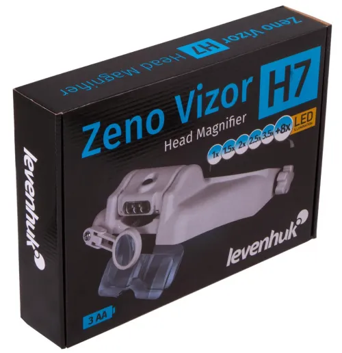 6463664 Levenhuk Zeno Vizor H7 fejre rögzíthető nagyító,  11