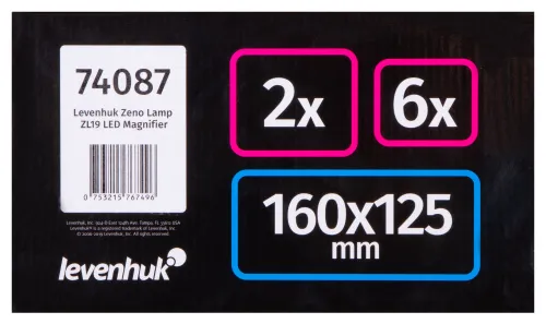 6463664 Levenhuk Zeno Lamp ZL19 LED nagyító,  15