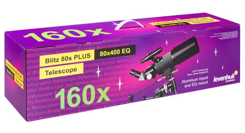 fotója Levenhuk Blitz 80s PLUS teleszkóp,  12