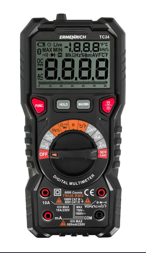 képe Ermenrich Zing TC24 digitális multiméter,  2