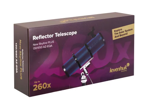 fotója Levenhuk New Skyline PLUS 130/650 AZ-EQA teleszkóp,  14