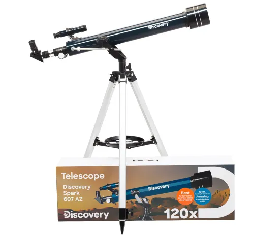 fényképe Levenhuk Discovery Spark 607 AZ teleszkóp könyvvel,  2